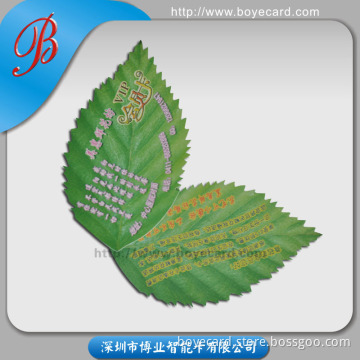 Special Shape PVC Plastic Member Card